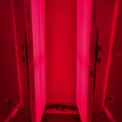 Restore Hyper Wellness - Red light therapy room.