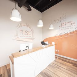 RISE Modern Wellness - A layout of our reception area.