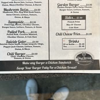 Hog Wild Country Cafe - Menu - Barbeque Near Me - Interlachen, Florida Hog Wild Country Cafe - Menu - Barbeque Near Me - Interlachen, Florida