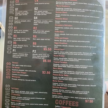 Juicery Plus - Drinks section! - Acai Bowls Near Me - El Paso, Texas
