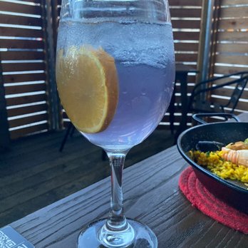 Botero Tapas + Wine Bar - Lavender sangria - Spanish Near Me - Boerne, Texas