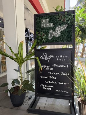 Menu photo 1 El Aleph Coffee Haus Hollywood, FL