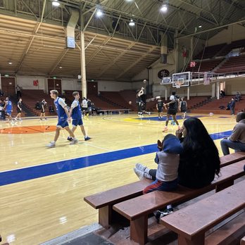 Kezar Pavilion - East Bay warming up. - Basketball Courts Near Me - San Francisco, California