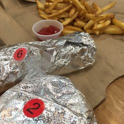 Five Guys - Hotdog with cheesburger