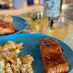 Salmon from Barons, some of the best outside of the Pacific North West!