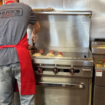 Chuck's Place famous fried onion burgers - Kitchen - Burgers Near Me - Elk City, Oklahoma Chuck's Place famous fried onion burgers - Kitchen - Burgers Near Me - Elk City, Oklahoma