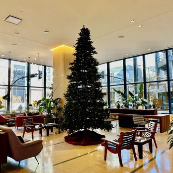 Fairlane Hotel Nashville, by Oliver - Lobby decorated for Christmas - Hotels Near Me - Nashville, Tennessee Fairlane Hotel Nashville, by Oliver - Lobby decorated for Christmas - Hotels Near Me - Nashville, Tennessee