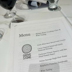 Grovestone - Wine, menu, cooking instructions