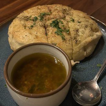Bonfire Grill - Focaccia recommending by our great server, Jamie! - New American Near Me - Tomball, Texas Bonfire Grill - Focaccia recommending by our great server, Jamie! - New American Near Me - Tomball, Texas