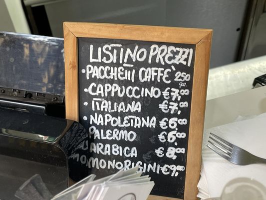 Menu photo 1 L'Artigiano del Caffè Rome, RM Menu photo 1 L'Artigiano del Caffè Rome, RM