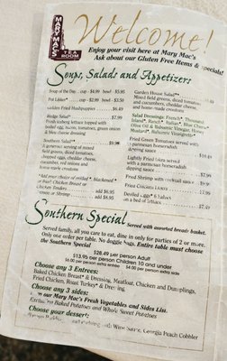 Menu photo 4 Mary Mac's Tea Room Atlanta, GA Menu photo 4 Mary Mac's Tea Room Atlanta, GA
