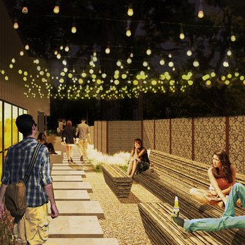 Eden Garden Design - Commercial space, night - Landscape Architects or Designers Near Me - Austin, Texas Eden Garden Design - Commercial space, night - Landscape Architects or Designers Near Me - Austin, Texas