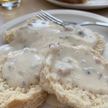 The Pancake Chef - Biscuits and gravy. Best ever, disappeared before I could share. - American Near Me - SeaTac, Washington