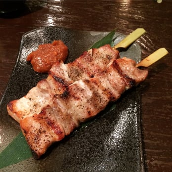 Kiraku - Grilled black pork belly skewers - Tapas/Small Plates Near Me - Berkeley, California Kiraku - Grilled black pork belly skewers - Tapas/Small Plates Near Me - Berkeley, California