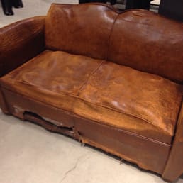 Beware of this broken sofa, outside the fitting room. Hurt myself sitting down, manager laughed it off and refused to put a sign Beware of this broken sofa, outside the fitting room. Hurt myself sitting down, manager laughed it off and refused to put a sign