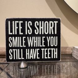 Red Rock Endodontics - The cute sign in their bathroom