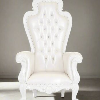 Dreams Party Rentals - WHITE THRONE CHAIR - Party Equipment Rentals Near Me Dreams Party Rentals - WHITE THRONE CHAIR - Party Equipment Rentals Near Me