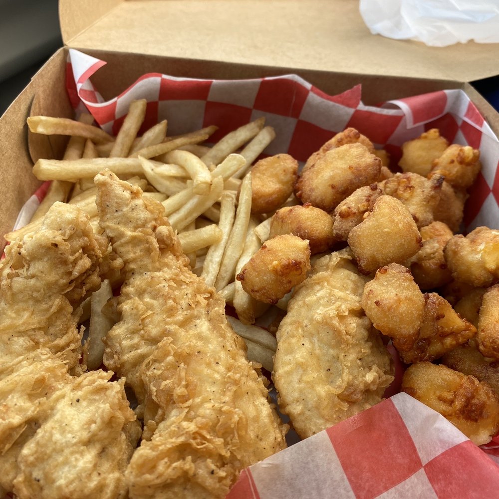 The Keg - Chicken Tenders with Cheeseballs - American Near Me - Sioux Falls, South Dakota The Keg - Chicken Tenders with Cheeseballs - American Near Me - Sioux Falls, South Dakota