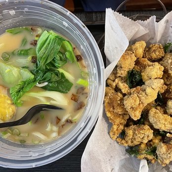 Why Thirsty - Popcorn chicken noodle soup - Taiwanese Near Me - San Gabriel, California