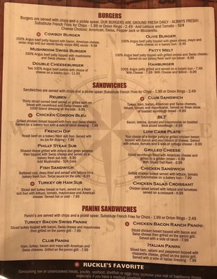 Menu photo 1 Ruckle's Pier Clare, MI Menu photo 1 Ruckle's Pier Clare, MI