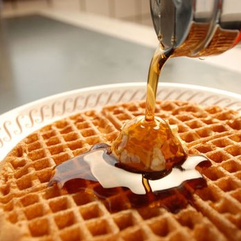 Waffle House - a waffle being drizzled with syrup - Diners Near Me - Griffin, Georgia