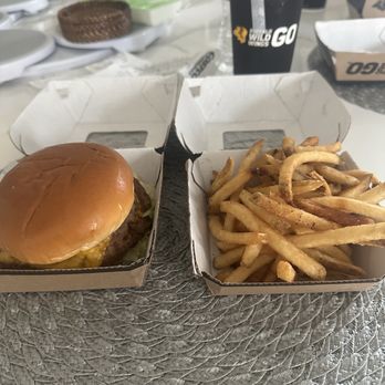 Buffalo Wild Wings - All-American Cheeseburger with French Fries - Chicken Wings Near Me - Brentwood, California