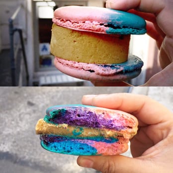 Macaron Parlour - Care bear caramel ice cream sandwich - Bakeries Near Me - New York, New York