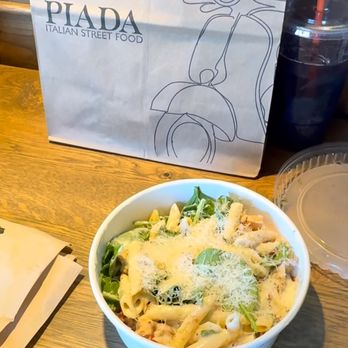 Piada Italian Street Food - Carbonara Pasta - Italian Near Me - Richardson, Texas