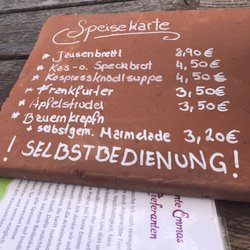 Tante Emma - Kleine Speisekarte