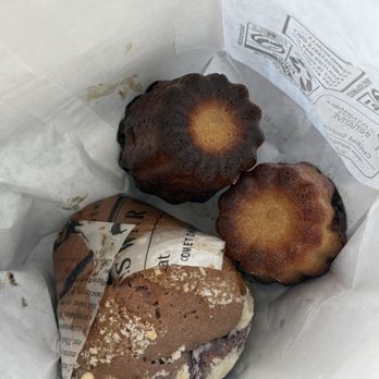 Ocean Side Bakery - Caramel Canele and Ube muffin - Bakeries Near Me - Honolulu, Hawaii