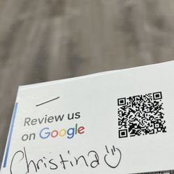 For Eyes - Loved how she gave me an option for a review.