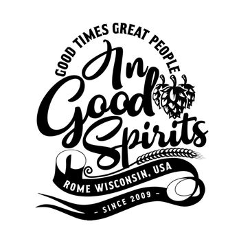In Good Spirits - a black and white logo - Pubs Near Me - Sullivan, Wisconsin In Good Spirits - a black and white logo - Pubs Near Me - Sullivan, Wisconsin