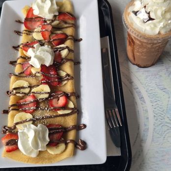 Casa de Cafe - Nutella crepe & chocolate Mexican frappe - Coffee & Tea Near Me - Whittier, California
