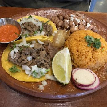 El Halal Amigos - Two taco lunch special (carne asada) - Halal Near Me - San Jose, California