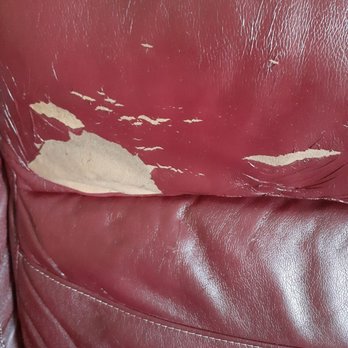 Living Spaces - After 18 months. This is not "Normal" wear and tear. I don't sit in this area. Cheap quality. - Furniture Stores Near Me - La Mirada, California Living Spaces - After 18 months. This is not "Normal" wear and tear. I don't sit in this area. Cheap quality. - Furniture Stores Near Me - La Mirada, California