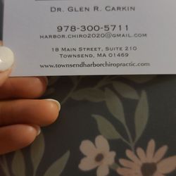 Townsend Harbor Chiropractic - Business card