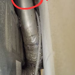 Cabin Butler - Dryer vent not vented to outside. Huge amount of lint in back of dryer.