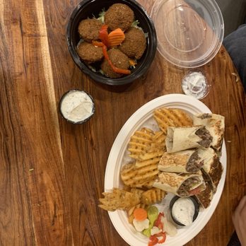 Mr Shawarma - Beef Shawarma with Falafel Patties - Mediterranean Near Me - San Diego, California Mr Shawarma - Beef Shawarma with Falafel Patties - Mediterranean Near Me - San Diego, California