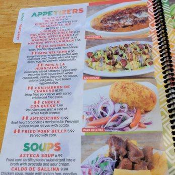 Inkazteka Restaurant - Menu - Peruvian Near Me - Cincinnati, Ohio Inkazteka Restaurant - Menu - Peruvian Near Me - Cincinnati, Ohio