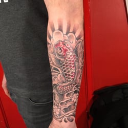 Koi tattoo hollywoodmarkdidit