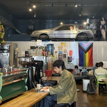 The Wormhole Coffee - Back to the future car - Coffee & Tea Near Me - Chicago, Illinois