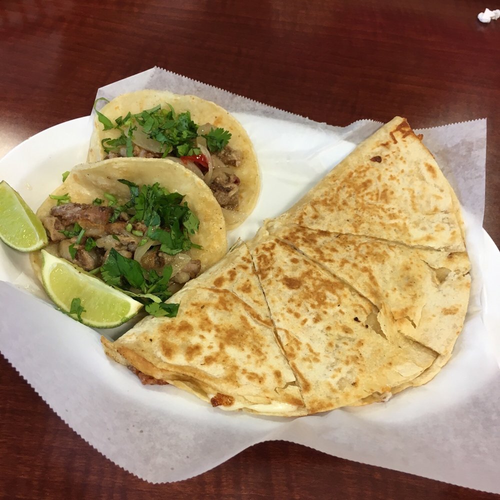 Mr Tako - Quesadilla Plate comes with Rice and Beans (not pictured). Tacos de Tripas. - Tacos Near Me - McKinney, Texas Mr Tako - Quesadilla Plate comes with Rice and Beans (not pictured). Tacos de Tripas. - Tacos Near Me - McKinney, Texas