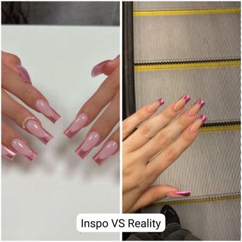 Luxe Nails - What we thought it would look like vs what we got. - Nail Salons Near Me - Buena Park, California Luxe Nails - What we thought it would look like vs what we got. - Nail Salons Near Me - Buena Park, California