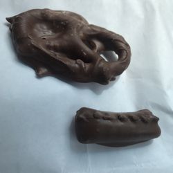 Third Avenue Chocolate Shoppe - Classic milk chocolate pretzel and peanut stick. Yum