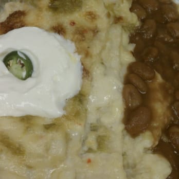 The New Mexicans - Green Chilie Enchilada - New Mexican Cuisine Near Me - Everett, Washington