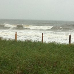 Old orchard beach area behind the apt houses