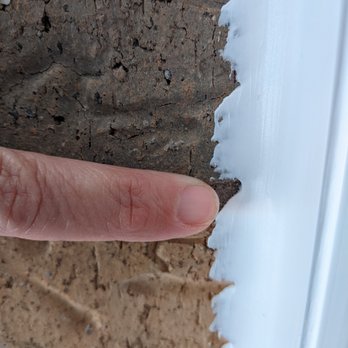 Window World of The Space Coast - WHY would you smear the caulk into the brick like this? - Windows Installation Near Me - Rockledge, Florida Window World of The Space Coast - WHY would you smear the caulk into the brick like this? - Windows Installation Near Me - Rockledge, Florida
