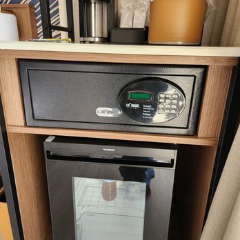 Hyatt Regency Irvine - Loved the lock box for modest valuables.  Set the lock and snap a photo of the code you entered to make life easier. - Hotels Near Me - Irvine, California