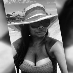 Beach selfie