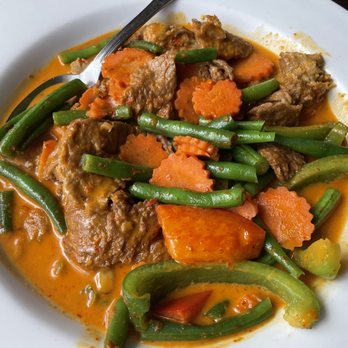 Pure Thai - Panang curry with mock duck (vegan) - Thai Near Me - San Diego, California Pure Thai - Panang curry with mock duck (vegan) - Thai Near Me - San Diego, California